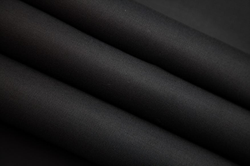 Super 150s Black Solid