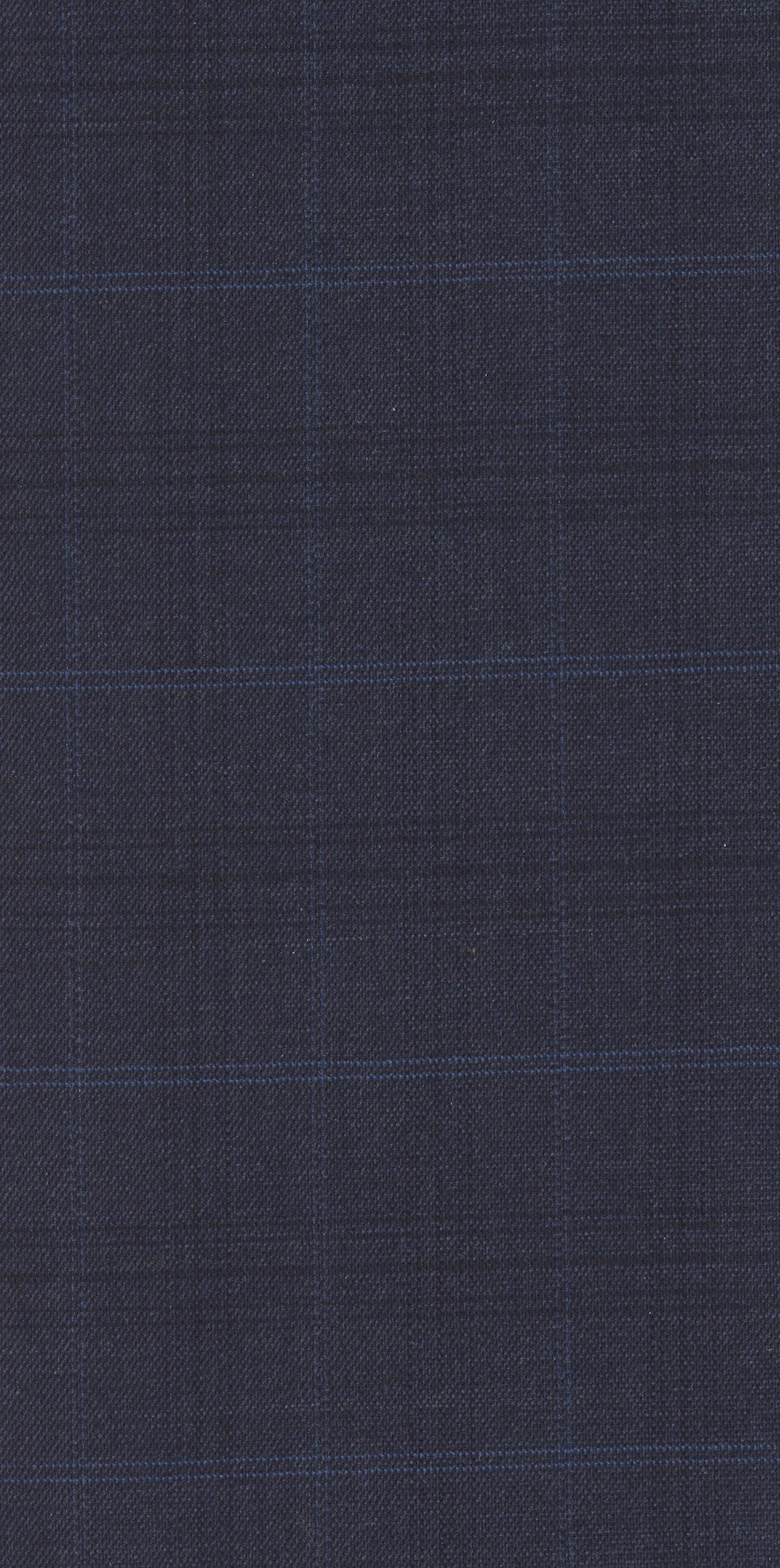 Super 180s Wool Navy Windowpane